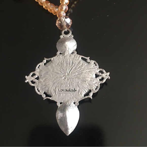 Stone & Glass Beaded Necklace - Picture 16 of 16